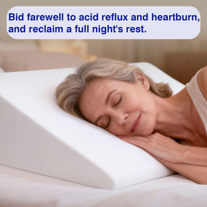 ओएम/ओटम बेड वेज 100% पॉलिएस्टर त्रिभुज मेमोरी फोम एंटी-बैक्टीरिया तकिया इंफ्लेटेबल डिजाइन पैरों के समर्थन के लिए अनुकूलित रंग - Product Image 3