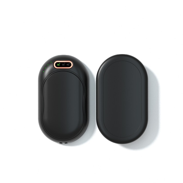 Portable Rechargeable USB Type-C Input Hand Baby Warmer Waterproof Outdoor Magnetic Split Temperature Adjustment Power Bank