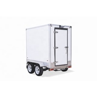 Remolque de almacenamiento en frío, refrigerador de diseño en venta, refrigeración de alimentos, camión, furgoneta