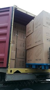 ถังเปิดด้านหน้าคลังสินค้าซ้อนพลาสติกกองสามารถถังขยะ - Product Image 6