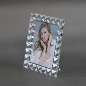 Bán tốt nhất trang trí nội thất khung ảnh pha lê tùy chỉnh thấp moq tinh thể kính khung ảnh - Product Image 3