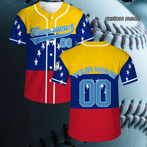 Custom baseball/softbal shirt 3D print sublimatiepatroon korte mouwen UV-bescherming vochtregulerend ademend snel drogend zomer - Product Image 1