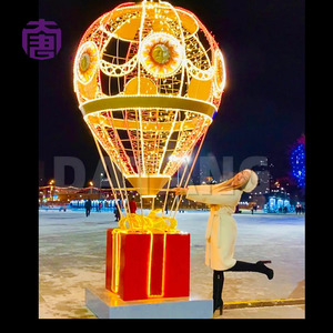 Montgolfière lumières décoratives géant LED Sculpture de Noël pour City Square Holiday Festival Theme Park Street Illumination - Product Image 3