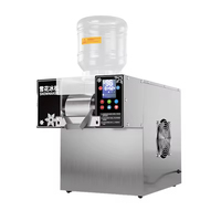 Petite machine commerciale de comptoir pour la fabrication de neige, de flocons de neige, de crème pilée, de glace pilée, de shaver ice et de Bingsu
