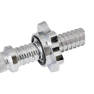 1 אינץ 'רגיל dumbbell רגיל עם צלחות משקולות פלדה עבור תלתלי bicep - Product Image 6