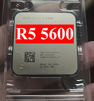 R5 5600 Nouveau CPU 5600 5600G 5600X 5700X 5700X3D 4655G 5600 6 cœurs 12 fils 3.5GHz 32 mo 65W DDR4 128 go Processeur en boîte