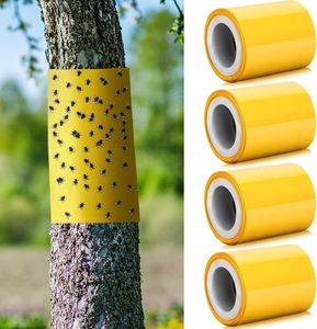Tamaño personalizado doble cara pegada avispa polilla insectos voladores pegajoso rollo pegamento trampa cinta adhesiva - Product Image 2
