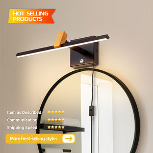 Remote Control LED <b>Battery</b> <b>Operated</b> <b>Picture</b> <b>Light</b> Dimmable Three Mode Wall <b>Light</b> Flexible Gooseneck Cone Wall Lamp - Product Image 2