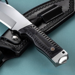 Cuchillo de Supervivencia Táctico Personalizable Mountain Patroller Ver2.0 LS117 DIY OEM con Mango de Madera y Hoja Recta de Acero Inoxidable - Product Image 5