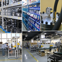 Connecteurs de câble Micro Circulaire IP68 étanches 2 broches femelles Subconn Pigtail sous-marins en laiton plaqué or 0-20A 120V