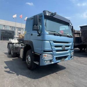 รถบรรทุกหัวลาก SINOTRUK Howo 6x4 พวงมาลัยซ้าย 351-450 แรงม้า รับน้ำหนัก 21-30 ตัน เกียร์ธรรมดา - Product Image 1