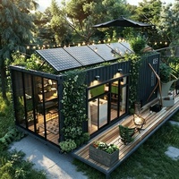 Casa Modular Prefabricada Desmontable con Paneles Sándwich, Diseño Ecológico y Transpirable para Uso Multipropósito