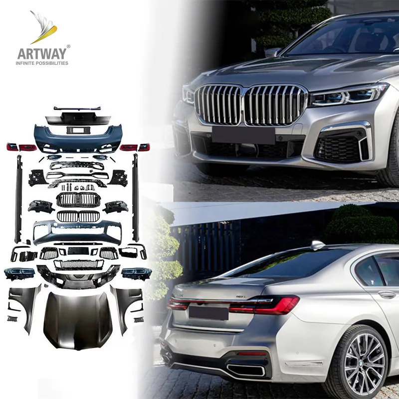 Parts Bodykit Full Body Kit Set Modified Upgrade M760 PP Auto Car For BMW 7 Series G11 G12 Front Bumper 730i 740i