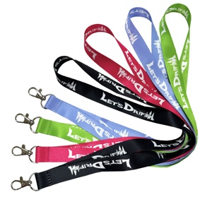 Lanière personnalisée en polyester par sublimation pour cartes d'identité, cadeau promotionnel, échantillon gratuit, vente en gros - Product Image 2