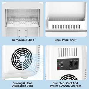 Высокое качество 4L 12V автомобильный холодильник мини-холодильник портативный для напитков, косметики, продуктов питания, использования автомобиля - Product Image 3