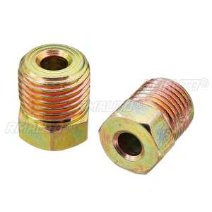 Tuyau en spirale de 7,62 m (25 pieds) en cuivre nickelé de 3/16 po de diamètre extérieur pour freinage, anti-rouille, avec 16 écrous de raccordement - Product Image 6