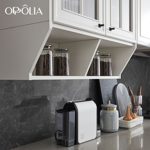 Armoires de cuisine modernes OPPOLIA style Shaker, placards laqués blancs pour projets résidentiels et fournitures de construction - Product Image 3