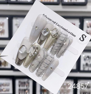 High-quality 3d False <strong>Nails</strong> Press on <strong>Design</strong> <strong>French</strong> Style False <strong>Nails</strong> Color Gel Press on <strong>Nails</strong> - Product Image 4