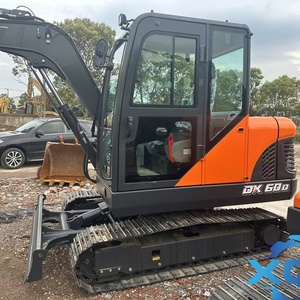 Mini-excavatrice Doosan DX60 de 6 tonnes, nouvelle pelle sur chenilles hydraulique avec moteur, pompe PLC, prix compétitif, haute qualité - Product Image 5