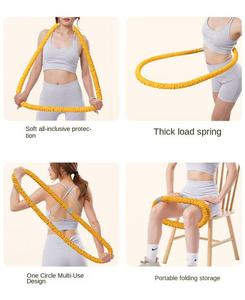 Macyo Exercise Rope Hula <strong>Ring</strong> Fitness <strong>Weight</strong> <strong>Loss</strong> Hula <strong>Ring</strong> Circle for Adults Soft Weighted Spring Full Protection Hula <strong>Ring</strong> - Product Image 2
