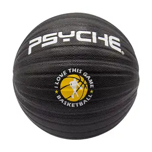 Benutzer definierte hygroskopische PU gewichtete Basketball Offizielle Größe 7 Training Basketball Pebble Channel 1,5 kg