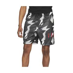 Pantalones cortos deportivos Nike para hombre Jumpman Air Mesh Aop Casual Negro Blanco Cintura elástica Transpirable Verano Corte relajado - Product Image 5