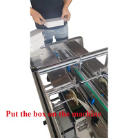 Máquina Automática para Pegado de Cajas, Conveniente para Cartones Multiusos, con Interfaz Hombre-Máquina Intuitiva