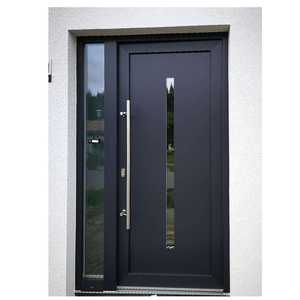 Cửa thép xoay chất lượng cao JBD, cửa an ninh ngoài trời cho nhà, cửa chính bằng kim loại, cửa chính bằng nhôm - Product Image 3