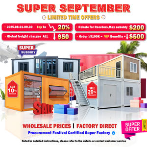 Prefabrik modüler lüks konteyner Vila ev genişletilebilir küçük ev yatak odası ayrılabilir prefabrik kabin ile - Product Image 2