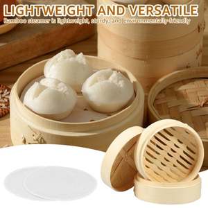 Support de cuisson à la vapeur Vapeurs en bambou Aciers de 15 pouces Cuiseur à vapeur Ensembles carrés Alimentaire Cuiseur à riz électrique Maroc Pot à <span class=keywords><strong>couscous</strong></span> - Product Image 5