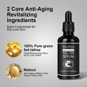 Siero all'Acido Ialuronico per Uomo con Retinolo 100% Puro da Sego di Bestiame Alimentato a Erba, Anti-rughe, Idratazione Profonda e Illuminante - Product Image 2