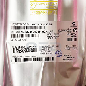 ATTINY25-20SSU SOIC-8 8-Bit <strong>Microcontroller</strong> 2K Bytes In-System Programmable Flash Low Power 8-bit <strong>AVR</strong> <strong>Microcontroller</strong> - Product Image 4