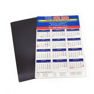Oem Factory Custom Printing Paper Souvenir <b>Fridge</b> Business Card Magnet With Calendar - Product Image 4