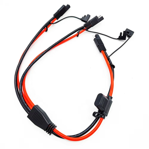 อะแดปเตอร์แยกสัญญาณ1ถึง<span class=keywords><strong>2</strong></span> Y แบตเตอรี่ไฟฟ้ากระแสตรงถอดออกอย่างรวดเร็วสายไฟต่อปลั๊กกับฟิวส์กลาง - Product Image 6