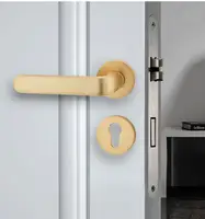 Porta porta porta com design simples, interior moderno, quarto, banheiro, luxo, cabo de fechadura