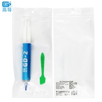 Poids net 30 grammes GD-2 pâte de graisse conductrice thermique plâtre de silicone composé de dissipateur de chaleur pour seringue CPU avec emballage de sac