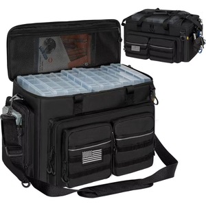 Sac à dos de pêche avec porte-cannes, échantillon gratuit, sac à dos de pêche imperméable avec bretelles cachées - Product Image 1