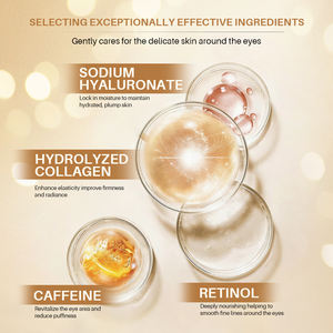 OEM Retinol Kafein Göz Çevresi Bakım Stick'i Sıkılaştırır, İnce Çizgileri Düzleştirir, Şişlikleri Azaltır, Nazik, Tahriş Etmeyen Göz Kremi Stick'i - Product Image 4