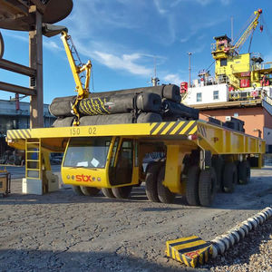 JOZOTG新型2/3/4轴平板半挂车，用于20英尺/40英尺/45英尺集装箱的集装箱运输 - Product Image 1