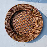 Meilleure Vente Rotin Chargeur Platemat Tissé Napperons Accessoires Tapis Coussinets Table Décor En Gros Tissé Napperon Du Vietnam