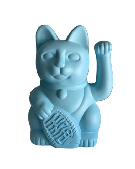 Оптовая продажа, в наличии Японский кот статуя 15 см Смола керамическая статуэтка домашний декор рукой hypnoshine фарфор манэки-нэко \