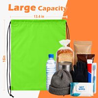 Sacs à dos à cordon de serrage, légers et pliables, faciles à personnaliser, à large ouverture, lavables en machine, ouverture et fermeture faciles