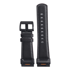 Bracelet <span class=keywords><strong>de</strong></span> <span class=keywords><strong>montre</strong></span> en cuir véritable <span class=keywords><strong>de</strong></span> qualité supérieure pour Garmin Fenix 7X 6X 5X Pro, bracelet <span class=keywords><strong>de</strong></span> remplacement vintage <span class=keywords><strong>QuickFit</strong></span>, bracelet sport robuste - Product Image 2