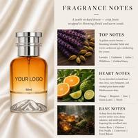 Parfum Chaud Ambré Personnalisé OEM Marque Privée 200 pièces Faible MOQ EDP 50ml