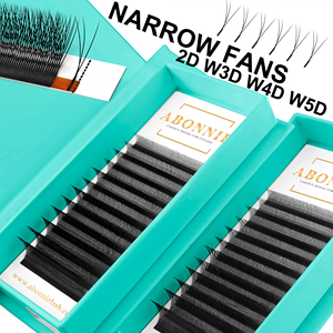 Extensions de <span class=keywords><strong>cils</strong></span> YY 5D 6D 7D en forme de trèfle à double pointe, doux, 0.07, tissés à la main 3D, avec logo personnalisé, marque privée, vente en gros - Product Image 5