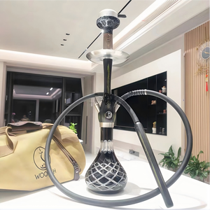Cachimba de Cristal Premium Árabe con Sistema de Control de Calor, Moderno Set de Cachimba de Cristal para Bares <span class=keywords><strong>y</strong></span> Clubes - Product Image 1