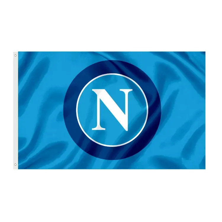 Hot Sale S.S.C Napoli Flagge-3x5 ft Banner-Napoli Fußball Fußball Flaggen