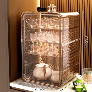 PET 소재로 만든 제조업체의 베스트 셀러 가정용 스토리지 랙 내구성 식기 보관 랙 - Product Image 6