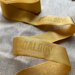 Tùy chỉnh Vàng Jacquard ban nhạc đàn hồi sáng bóng - Product Image 2