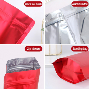 Bolsa de Embalaje de Plástico con Cierre Hermético y Ventana <span class=keywords><strong>para</strong></span> Alimentos, Personalizable con Logotipo, de Aluminio Colorido, Resistente a Olores - Product Image 3